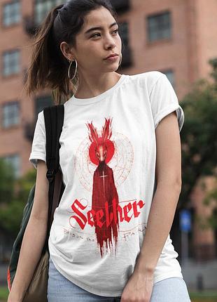 Футболка loys seether (poison the parish wht) білий xs