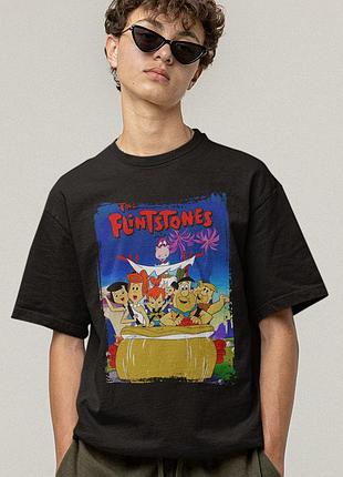 Футболка loys унісекс the flinstones чорний xs