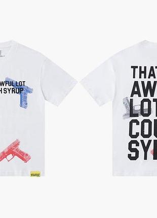 Футболка loys that's a awful lot of coughsyrup 100% хлопок отличное качество xs