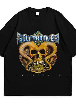 Футболка loys з принтом bolt thrower spearhead чорний xs