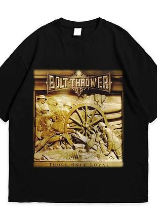 Футболка loys с принтом bolt thrower those once loyal черный xs