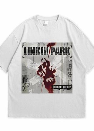 Футболка loys с принтом linkin park hybrid theory белый xs