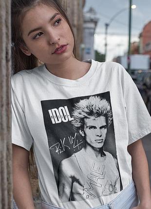 Футболка loys billy idol (poster wht) білий xs