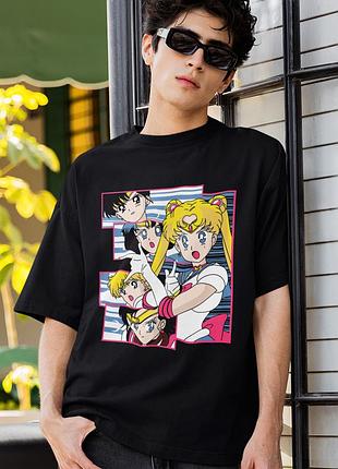 Футболка loys унісекс pretty soldier sailor moon чорний xs