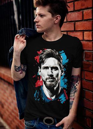 Футболка loys унисекс lionel messi (fc barcelona) черный m