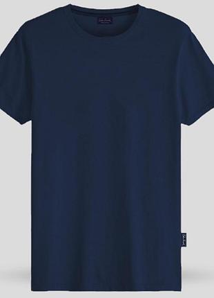 Футболка мужская модальная синяя jftmod10 navy