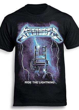 Футболка loys metallica - ride the lightning-2 черный xl