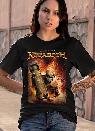 Футболка loys megadeth (arsenal of megadeth) черный s