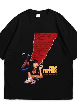 Футболка loys с принтом криминальное чтиво pulp fiction черный art.002 xs