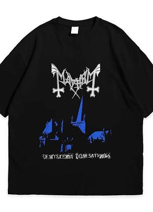 Футболка loys с принтом mayhem de mysteriis dom sathanas черный xs