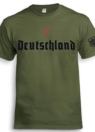 Футболка loys rammstein deutschland оливковый xxl