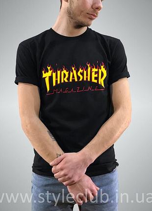 Футболка thrasher мужская. бирки оригинальные l