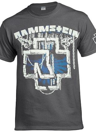 Футболка loys rammstein цепи графитовый xxl