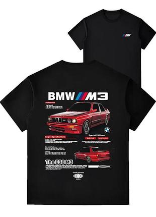 Футболка loys хлопковая с принтом bmw бмв y2k art.003 xl