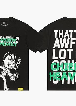 Футболка loys that's a awful lot of coughsyrup черная новый качественный 100% хлопок xs