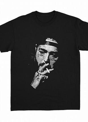 Футболка черная loys рэп post malone face xl