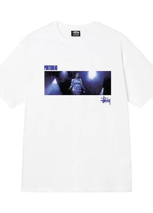 Футболка белая loys stussy dummy xxl