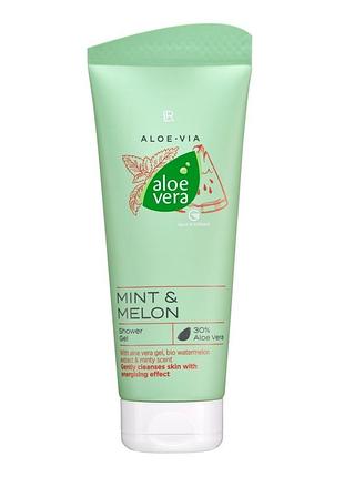 Lr aloe via aloe vera mint & melon гель для душу