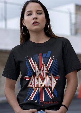 Футболка loys def leppard (made in uk) черный xxl