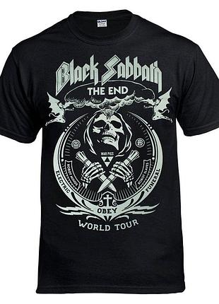 Футболка loys black sabbath the end world tour черный xxl