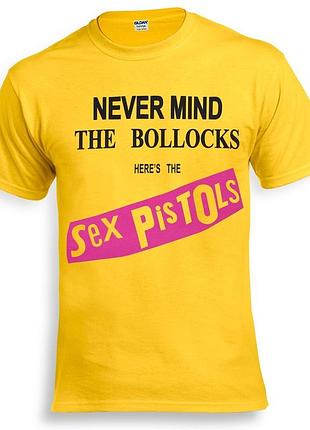 Футболка loys sex pistols never mind the bollocks желтый xs