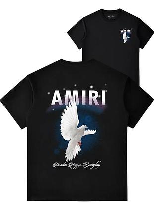 Футболка loys amiri амири хлопковая с принтом у2к art.036 xs
