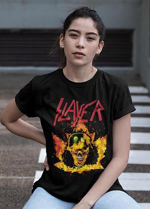 Футболка loys slayer (burning skull) чорний xl