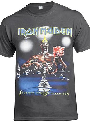 Футболка loys iron maiden seventh son графитовый xs