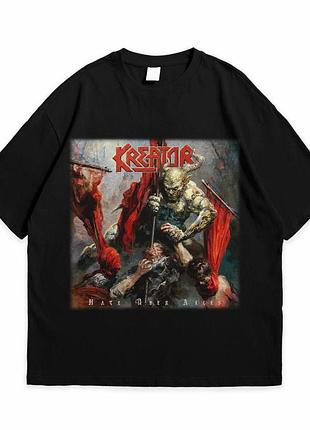 Футболка loys с принтом kreator hate uber alles черный xs