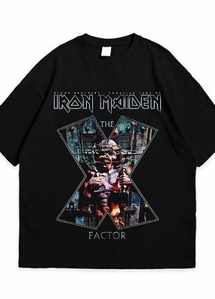 Футболка loys с принтом iron maiden the x factor черный xs