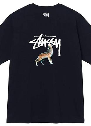 Футболка loys stussy wolf vintage стужи лого xs