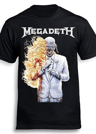 Футболка loys megadeth - last album (vic rattlehead) чорний xs