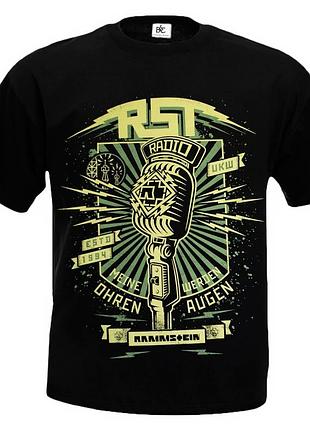 Футболка loys rammstein radio черный s