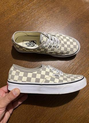 Кеди vans authentic checkerboard trainers