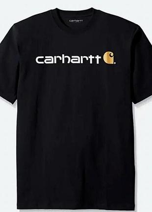 Футболка loys carhartt кархарт чорна нова чудова якість 100% бавовна xxl