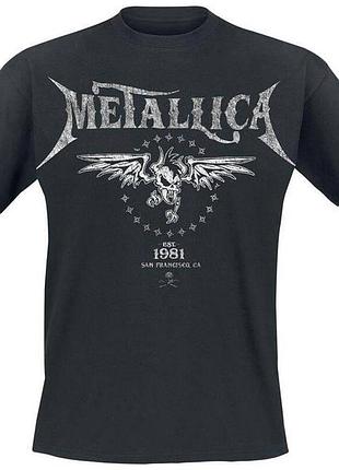 Футболка loys с принтом рок metallica grey print m