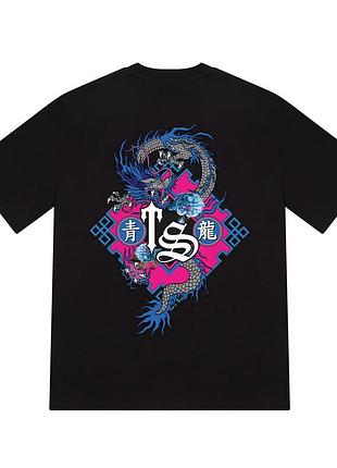 Футболка черная loys trapstar london ancient legend tee – black xl