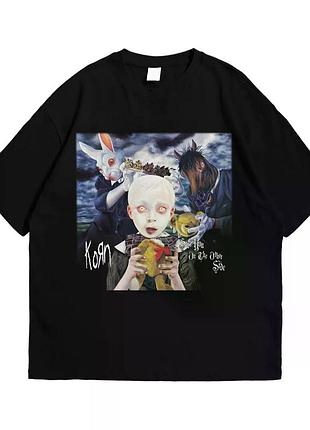 Футболка loys с принтом korn see you on the other side черный xs
