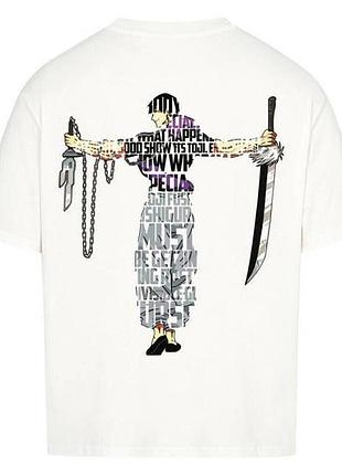 Футболка loys з принтом y2k toji x swords xs