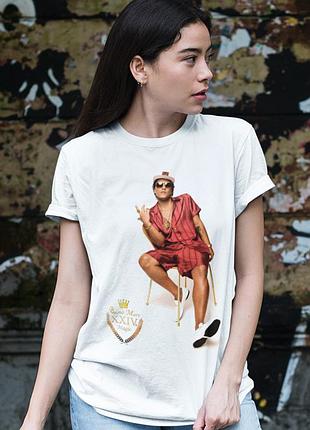 Футболка loys bruno mars (24k magic wht) білий l