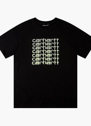 Футболка loys carhartt кархартт черная очень хорошее качество 100% хлопок xxl