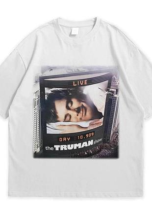 Футболка loys с принтом шоу трумэна постер the truman show белый art.003 xs