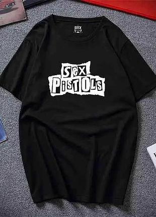 Чорна футболка loys sex pistols футболки секс пістолс m