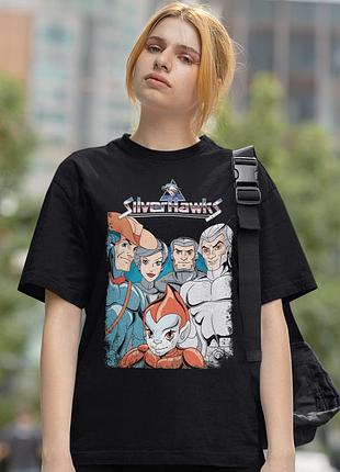 Футболка loys silverhawks черный xxl