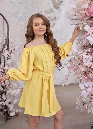Ніжна розкльошона сукня для дівчинки