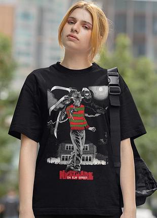 Футболка loys a nightmare on elm street (freddy krueger) чорний s