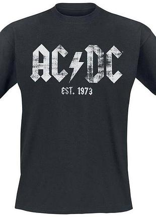 Футболка loys с принтом рок ac/dc 1973 m