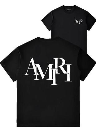 Футболка loys amiri амири хлопковая с принтом у2к art.034 xs