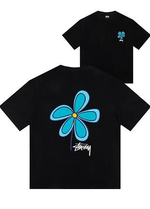 Футболка loys stussy стусі бавовняна з принтом у2к art.002 xl