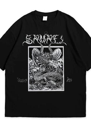 Футболка loys с принтом samael worship him черный xs